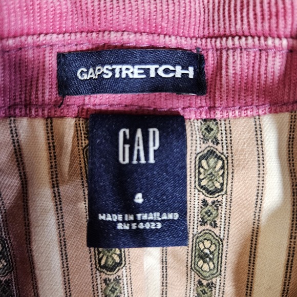 Gap Y2K Corduroy Jacket 4 Pink Blazer Fall 2004 - Picture 5 of 9